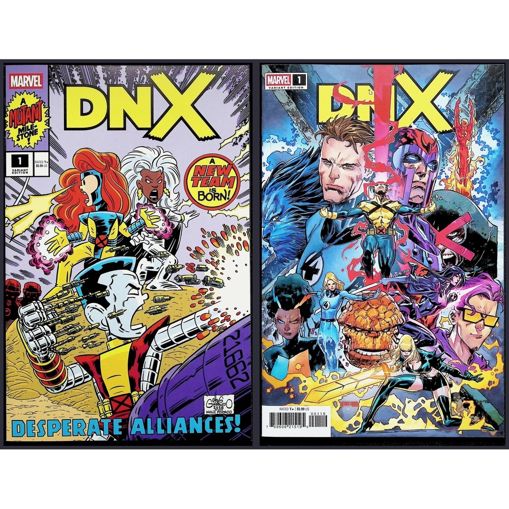 DNX 2X Comic Lot #1N 1O Giarrusso Blind Bag Ken Lashley Variant X-Men Marvel